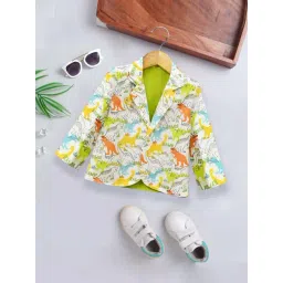 A.T.U.N. Boys Multicolor Printed Full Sleeves Blazer-picture-26