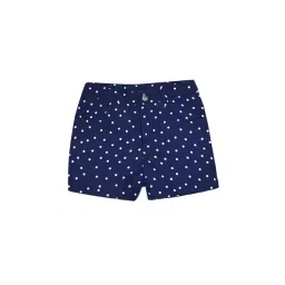 A.T.U.N. Girls Dark Navy & White Striped Shorts-picture-41
