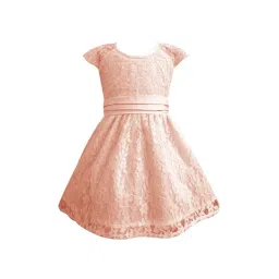 A.T.U.N. Peach Lace Dress-picture-21