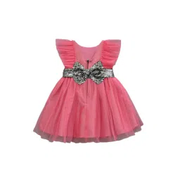 A.T.U.N. Pink Solid Dress image 2