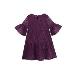 A.T.U.N. Wine Lace Dress-picture-29