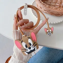 AUDICE Charger Cover for Samsung 25W|25WATT Type C Adapter Full Protection Jerry Cable Protector-image-28