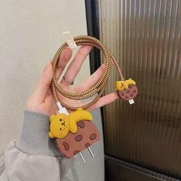 AUDICE Silicone Press Stud Headphone Pouch For Samsung Charger Cover 25W-image-47