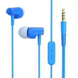 Audio Technica In-Ear Wired Earphones with In-line Mic & Control 3.5 mm Blue, ATH CLR100iS BL-picture-26