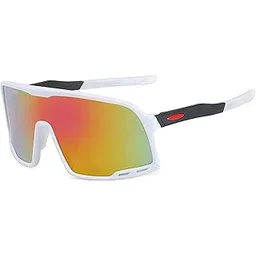 augen By Visions India Sports Mirrored Wraparound Sunglasses for Cycling Cricket Riding Trekking Full Coverage UV 400 Protection Abstract Unisex Sunglasses Large Size (155)-picture-40