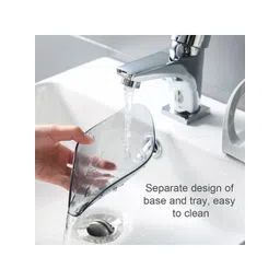 AUGEN Green & Grey Solid Plastic Soap Dish image 3