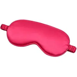 AUGEN Mulberry Silk Eye Mask, Super Smooth Sleep Mask And Blind Fold (14, Red, Pack of 1)-picture-23