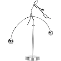 AUGEN Silver-Toned Balancing Pendulum Durable Stress Relief Lightweight Curio Showpiece-picture-39