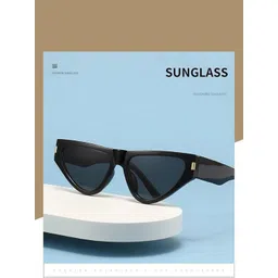 AUGEN Unisex Brown Lens & Brown Cateye Sunglasses with image 5