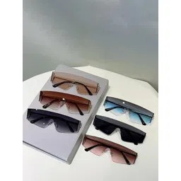 AUGEN Unisex Oversized Shield Sunglasses with UV Protected Lens-picture-30