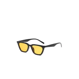 AUGEN Unisex Yellow Lens & Black Square Sunglasses with-picture-22