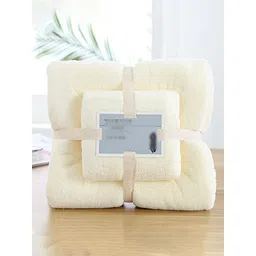 AUGEN White & Pink 2 Pieces 500 GSM Cotton Bath Towels-picture-11