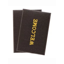 Aura 2Pcs Brown & Yellow Self-Designed Anti-Slip Eco-Friendly Absorbent Large Doormats-picture-34