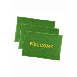 Aura 3Pcs Green & Yellow Self-Designed Anti-Slip Eco-Friendly Absorbent Large Doormats-picture-30
