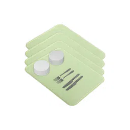 Aura 4-Pcs Green Floor Microfiber Crockery Dish Drying Kitchen Mats-picture-18