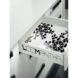 Aura 4-Pcs White & Black Printed Water Proof Fridge Mats image 2