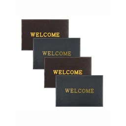 Aura 4Pcs Brown & Grey Self-Designed Anti-Slip Eco-Friendly Absorbent Large Doormats-picture-34