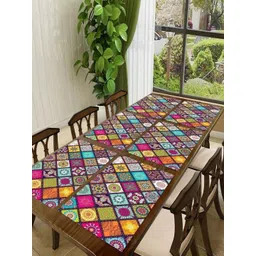 Aura 6Pcs Pink & Blue Printed Table Placemats-picture-23