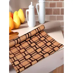 Aura Beige & Brown Water Resistant Shelf Liner Organisers-picture-20