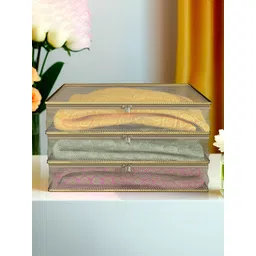 Aura Beige & Transparent 3 Pieces Multi-Utility Organisers-picture-19