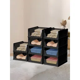 Aura Black 10 Pieces Textured Reusable Desk Organisers-picture-22