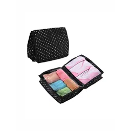 Aura Black 2 Pcs Polka Dots Printed Travel Kit Makeup Organiser-picture-22