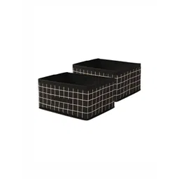 Aura Black 2 Pieces Checked Drawer Organisers-picture-26