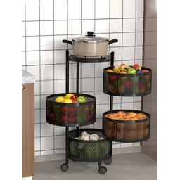 Aura Black 2 Pieces Kitchen Multi-Utility Organisers-picture-36