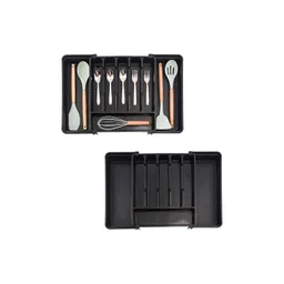 Aura Black 2 Pieces Utensils Drawer Multi-Utility Organisers-picture-20