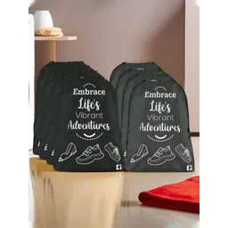 Aura Black & Grey 8 Pieces Printed Foldable Water Resistant Multi-Utility Laundry Bags-picture-28