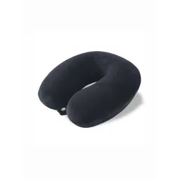 Aura Black Memory Foam Filled Cotton Travel Pillow-picture-14