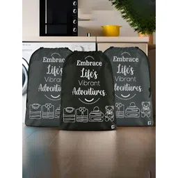 Aura Black Set of 3 Water Resistant Multi-Utility Organisers-picture-27