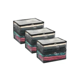 Aura Black Set of 6 Regular Multi-Utility Organisers-picture-29