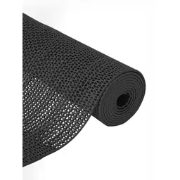 Aura Black Textured Anti-Skid BathRugs-picture-38