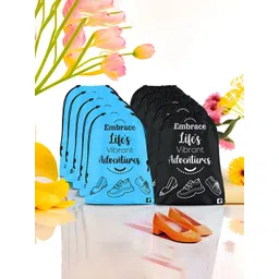 Aura Blue & Black 10 Pieces Reusable Multi-Utility Organisers-picture-30