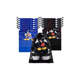 Aura Blue & Black 12 Pieces Printed Shoes Organisers-picture-21