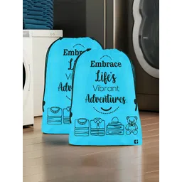 Aura Blue & Black 2 Pieces Reusable Multi-Utility Organisers-picture-18