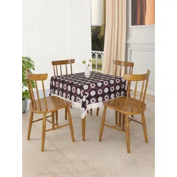 Aura Blue & Green Gola Square Printed 4-Seater Table Cover-picture-18