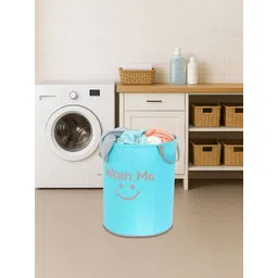 Aura Blue & Grey Printed Foldable Laundry Bag 45 L-picture-43