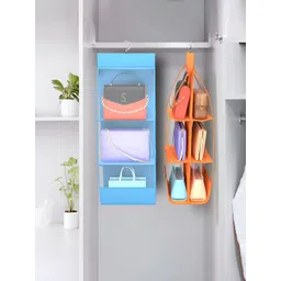 Aura Blue & Orange 2 Pieces Storage 6 Pocket Hanging Organizers-picture-20