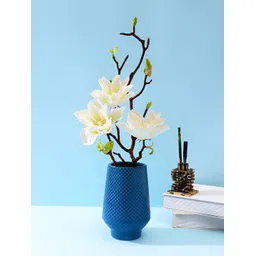 Aura Blue Modern Ceramic Vase-picture-20