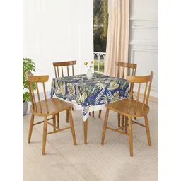 Aura Blue Printed 4-Seater Table Cover-picture-11
