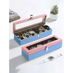 Aura Blue Set of 2 Regular Multi-Utility Organisers-picture-20