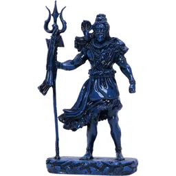 Aura Blue Shiv Religious Idol Showpiece-picture-34