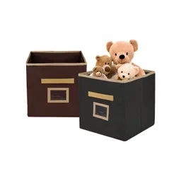 Aura Brown & Beige 2 Pieces Plain Multi-Utility Organisers-picture-36