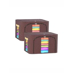 Aura Brown & White 2 Pieces Waterproof Drawer Organisers-image-17