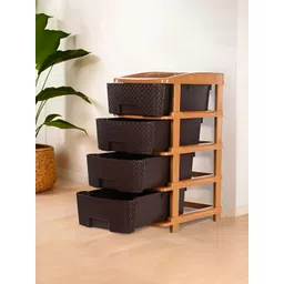 Aura Brown Set of 1 Regular Multi-Utility Organisers-image-19