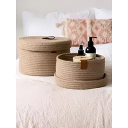 Aura Brown Set of 2 Regular Multi-Utility Organisers-image-13