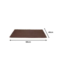 Aura Brown Textured Microfiber Bath Rug-picture-39