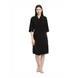 Aura Cotton Shawl-Collar Bath Robe-picture-36